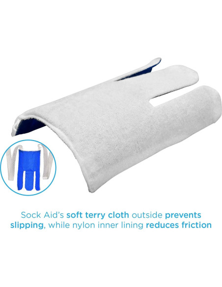 Ayuda para Poner Calcetines NOVA PA-1003 Tela Suave 1.36kg