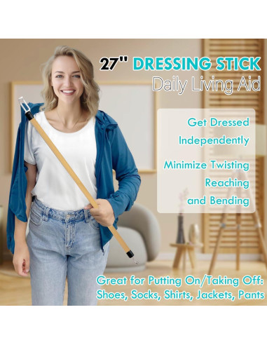 Palo de Vestir Nourislif 68.58 cm para Movilidad Limitada