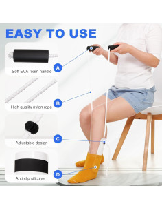 Dispositivo Ayudante para Poner y Quitar Calcetines JFMkaer 2