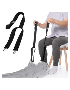 Clip Metálico Ajustable Fanwer 66-104 cm - 2 Pcs para Vestirse