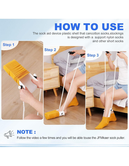 Dispositivo Ayudante para Poner y Quitar Calcetines JFMkaer