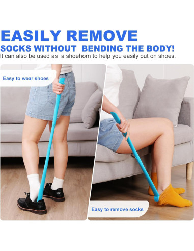 Dispositivo Ayudante para Poner y Quitar Calcetines JFMkaer