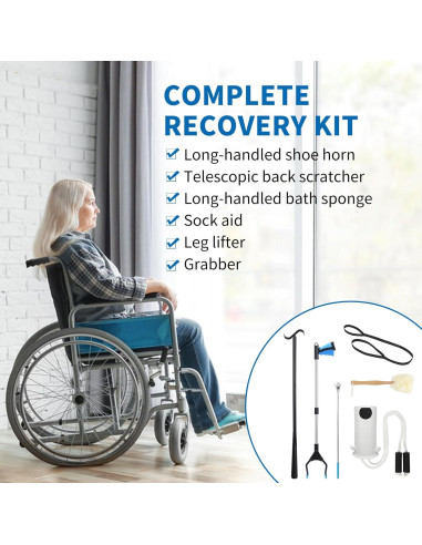 Kit de Recuperación de Cadera BUIFAC 6 Piezas con Ayudas