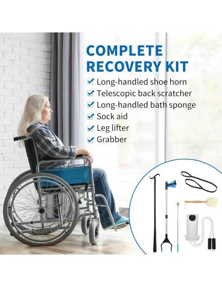 Kit de Recuperación de Cadera BUIFAC 6 Piezas con Ayudas