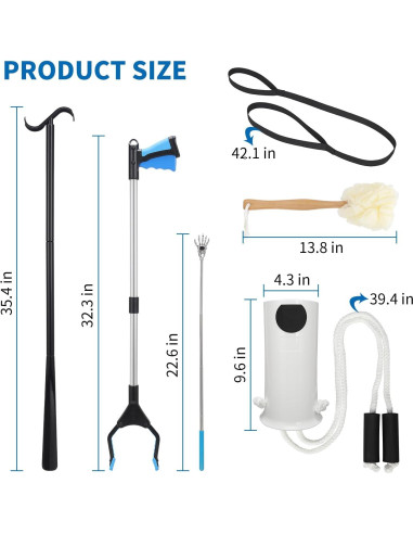 Kit de Recuperación de Cadera BUIFAC 6 Piezas con Ayudas