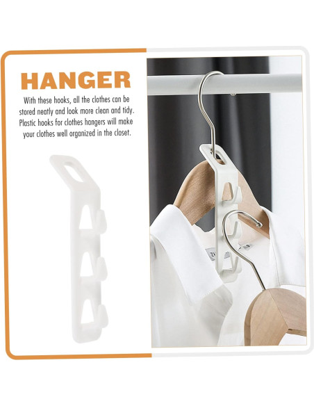 Ganchos Conectores para Perchas Ahorra Espacio ABOOFAN - 3 Sets