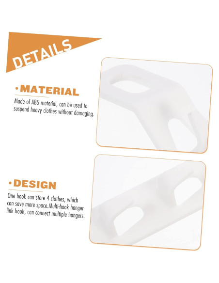 Ganchos Conectores para Perchas Ahorra Espacio ABOOFAN - 3 Sets