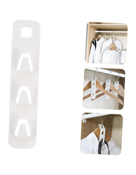 Ganchos Conectores para Perchas Ahorra Espacio ABOOFAN - 3 Sets