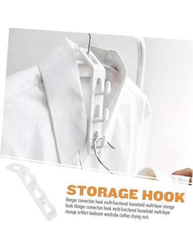 Ganchos Conectores para Perchas Ahorra Espacio ABOOFAN - 3 Sets