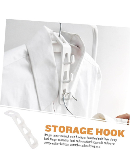 Ganchos Conectores para Perchas Ahorra Espacio ABOOFAN - 3 Sets