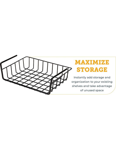 Cesta de Documentos Colgante SnapSafe 76012 - Almacenamiento Fácil