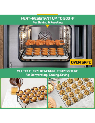 Rejillas de Enfriamiento P&P CHEF 2 Niveles Acero Inoxidable 38.1x25.9cm