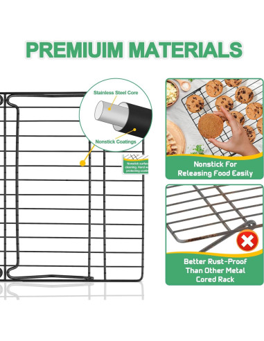 Rejillas de Enfriamiento P&P CHEF 2 Niveles Acero Inoxidable 38.1x25.9cm