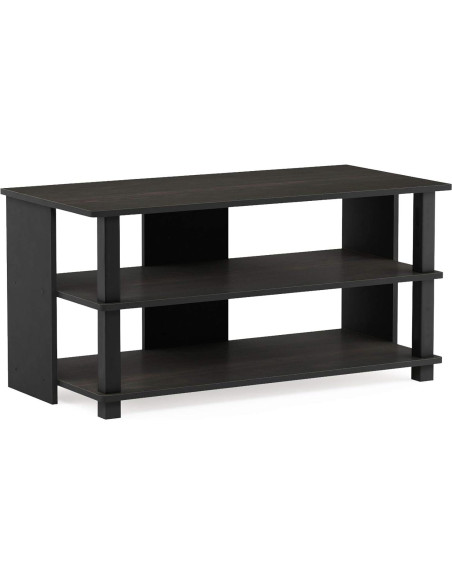 Estante para zapatos Furinno Turn-N-Tube 3 niveles 80 cm Espresso/Negro