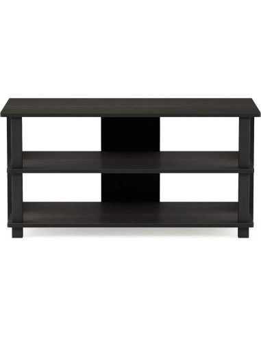 Estante para zapatos Furinno Turn-N-Tube 3 niveles 80 cm Espresso/Negro