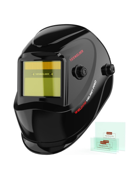 Casco de Soldadura YESWELDER LYG-L600A con Oscurecimiento Automático
