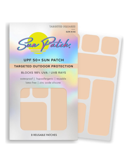 Parche Solar Hipoalergénico Sunkiss Cuadrado 8x8cm UPF50