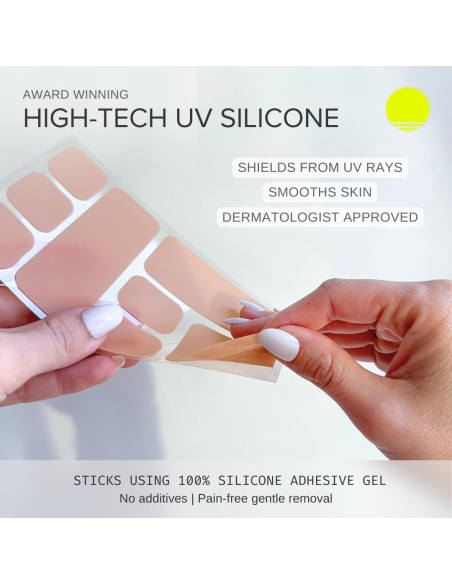 Parche Solar Hipoalergénico Sunkiss Cuadrado 8x8cm UPF50