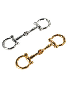 2 Anillos de Bufanda PKRFCJ en Oro y Plata, 7.9 cm