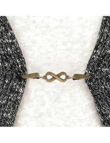 4 Clips de Bufanda Vintage Aswewamt para Mujeres y Niñas