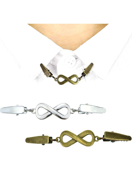 4 Clips de Bufanda Vintage Aswewamt para Mujeres y Niñas