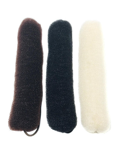 Hacedor de Moño de Cabello Donut VASANA 20cm 3PCS Nylon