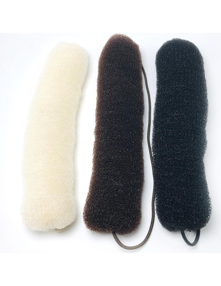 Hacedor de Moño de Cabello Donut VASANA 20cm 3PCS Nylon