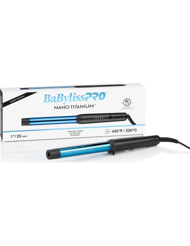 Varita Rizada BaBylissPRO Nano Titanium 2.54cm 430C