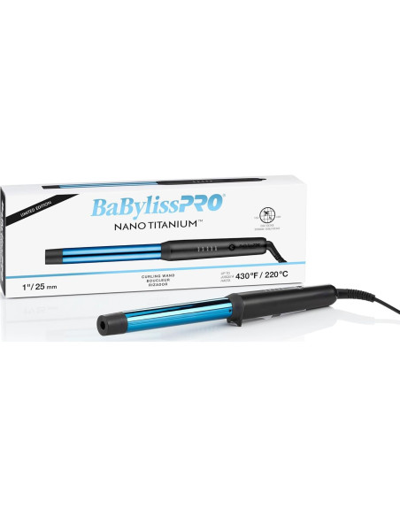 Varita Rizada BaBylissPRO Nano Titanium 2.54cm 430C