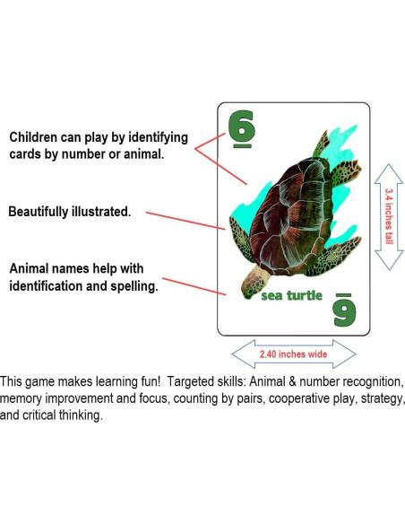 Juego de Cartas Go Fish Océanos Indómitos - Arizona GameCo - 3 Juegos en 1