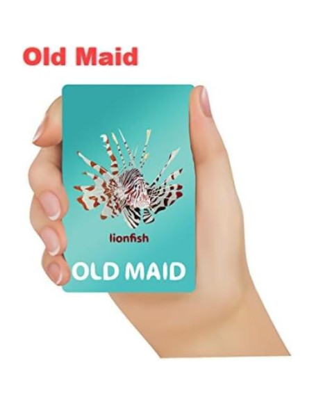 Juego de Cartas Go Fish Océanos Indómitos - Arizona GameCo - 3 Juegos en 1