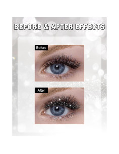 Máscara de Brillo Jutqut Plateada - Voluminizadora y a Prueba de Agua 2