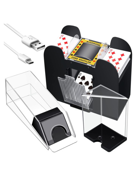 Conjunto de Blackjack Aoriher con Barajador Automático y Zapato Conjunto de Blackjack Aoriher con Barajador Automático y Zapato