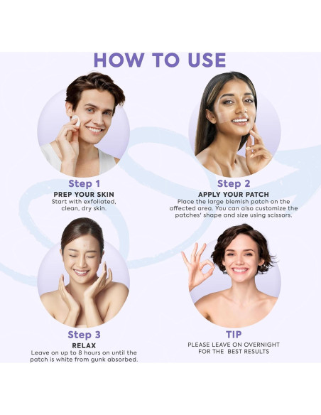 Parches Hidrocoloides Grandes LivaClean 20CT para Acné