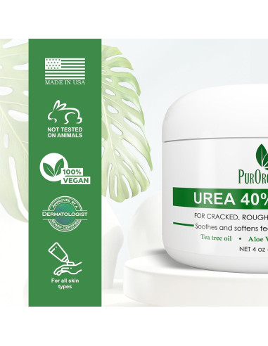 Crema para Pies 40% Urea PurSources - Hidratante y Removedor de Callos