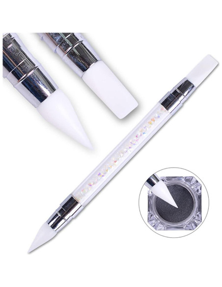 Bolígrafo de Arte para Uñas ccHuDE DY0040W con Punta Doble