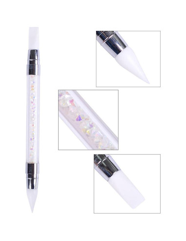 Bolígrafo de Arte para Uñas ccHuDE DY0040W con Punta Doble