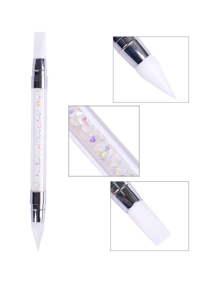 Bolígrafo de Arte para Uñas ccHuDE DY0040W con Punta Doble