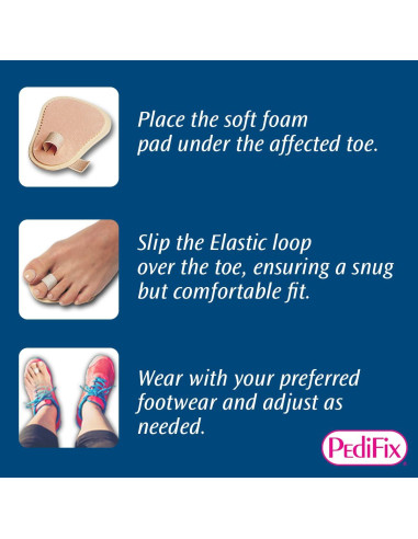 Enderezador de Dedos PediFix - Paquete de 3 Alineadores