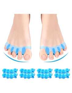 Separadores de Dedos Juzure 8 PCS Silicona Correctores Juanetes