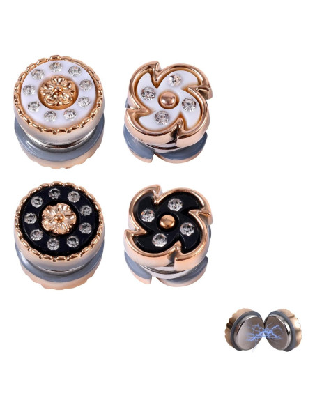 4 Pares de Pines Magnéticos para Hijab Gosknor - Sin Enganches