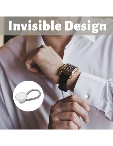 12 Extensores de Cuello Elástico LIOUCBD para Camisas - 6 Blancos y 6 Negros