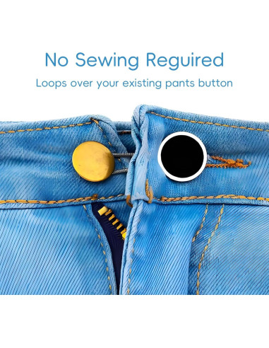 18 Extensores de Botón para Cuello y Cintura LVYKING