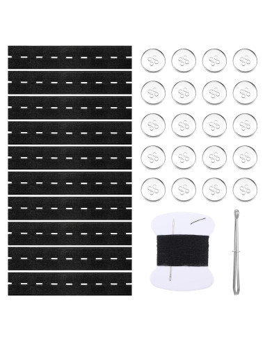 10 Piezas Ajustador de Cintura Elástico QfwdfcTrenz para Pantalones