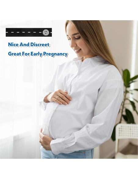 10 Piezas Ajustador de Cintura Elástico QfwdfcTrenz para Pantalones