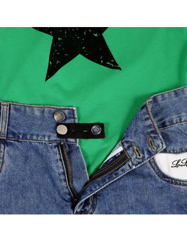 10 Piezas Ajustador de Cintura Elástico QfwdfcTrenz para Pantalones