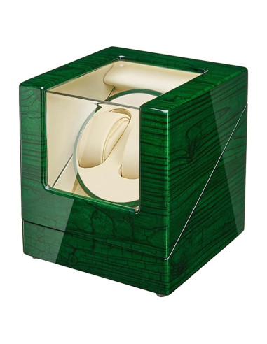 Winder de Reloj Doble JQUEEN S220EB Silencioso Verde