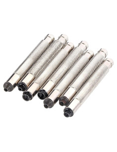 Juego de Llaves de Corona de Reloj FUZHUI 7 Piezas Acero Inoxidable