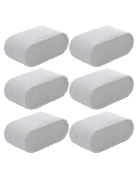 6 Almohadas para Reloj Lasenersm - Soporte Joyería Gris