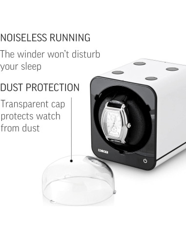 Enrollador de Reloj Automático Fancy Brick Blanco 45 Programas